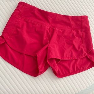 Lululemon Dark Hot Pink Running shorts Size 4